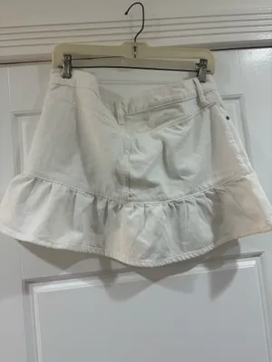 White Abercrombie Skirt Mini thumbnail 3
