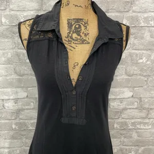 Aventura Black Lack Back Sleeveless Dress thumbnail 2