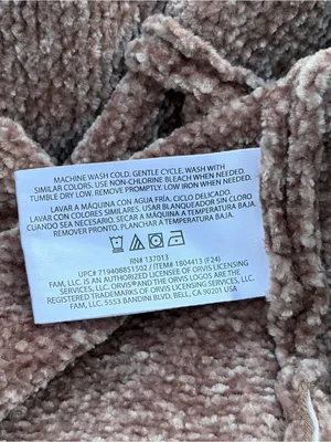 Orvis Brown Chenille Open-Front Shawl Cardigan thumbnail 14