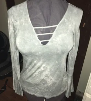 American Eagle acid wash soft & sexy XS shirt thumbnail 1