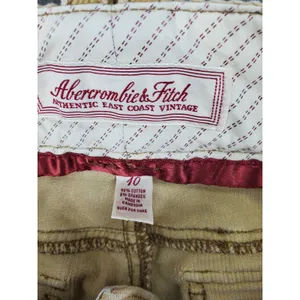 Abercrombie Y2K Low Rise Corduroy Pants Flare Sz 10 Boho Indie Festival Cargo thumbnail 2