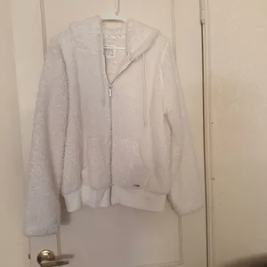Marc New York Performance Teddy Sherpa Full Zip Ivory White Hoodie thumbnail 4