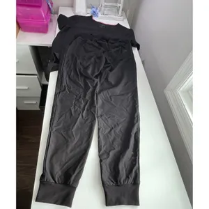 Heartsoul Break On Through Black Scrub Set V-Neck‎ Top S & Jogger Pants XS thumbnail 5