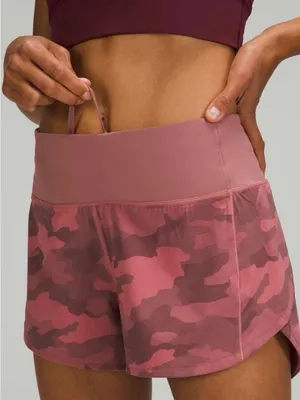 Lululemon Speed Up Mid-Rise Short 4" Heritage 365 Camo Brier Rose Multi size 8 thumbnail 3
