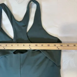 Girlfriend Collective‎ Size-M Lola Active Dress with Shorts Fog Green thumbnail 3