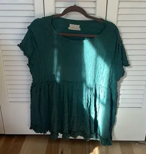 Urban outfitters smocked top thumbnail 1