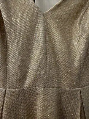 Lulu’s Gold Glitter A-Line Slip Dress thumbnail 2