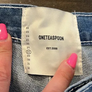 One Teaspoon NWT Malibu Bandits Shorts - Ocean Blue thumbnail 3