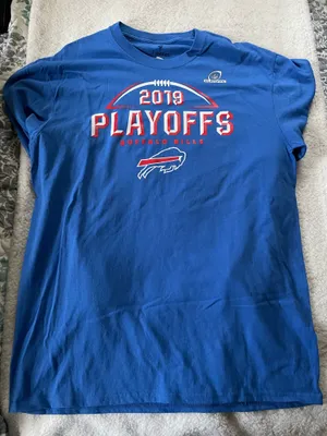 Buffalo Bills 2019 Football Playoffs Long Sleeve Men’s Size Large Shirt New thumbnail 6
