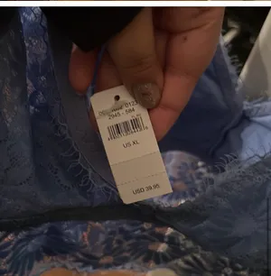 Aerie Lace Blue Bralette thumbnail 3