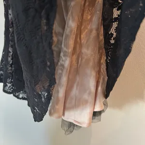 dj jaz dress 4 black lace sleeveless evening cocktail size 12. thumbnail 6