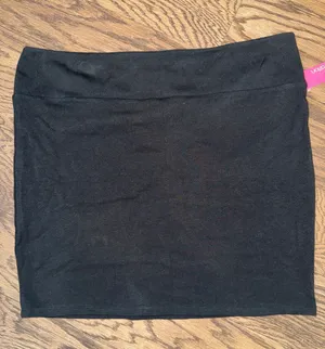 Xhilaration Black Stretch Mini Skirt thumbnail 1