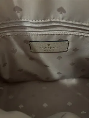 kate spade Two-Tone Dome Crossbody in White, Taupe & Black thumbnail 3