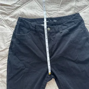 Old Navy Black High waisted‎ uniform Boot cut pants size 10 thumbnail 5