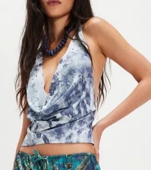 Free People Cowl Neck Top thumbnail 1