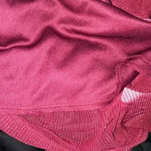 Siren Lily Maternity Shimmery Top with elastic and ties on sleeves New thumbnail 8