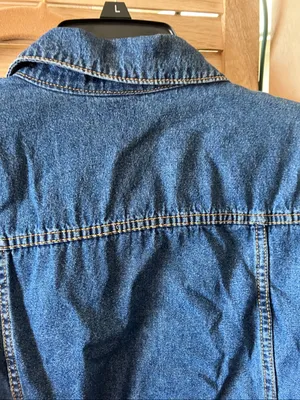 Faded Glory Blue Denim Jacket Large thumbnail 14
