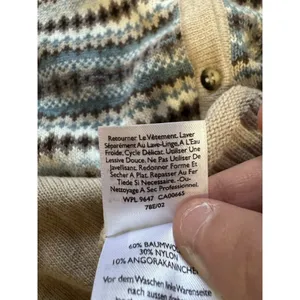 Eddie Bauer Collectibles Sz XXL‎ Button Down Cardigan Sweater Rabbit Hair Blend thumbnail 10