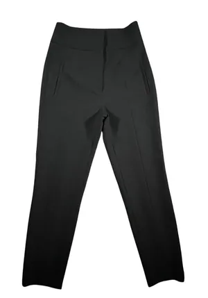 Zara High Waisted‎ Tailored Trousers Womens S Black Slim Dress Pants thumbnail 1