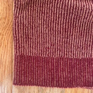 maroon burgundy red two toned knit skirt thumbnail 4