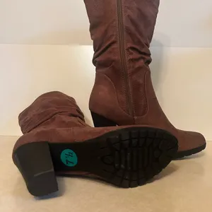 White Mountain Women’s 7.5 Brown Heeled Boots thumbnail 5