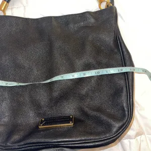 Marc Jacobs 100% Genuine Cow Leather Black Shoulder Bag thumbnail 8