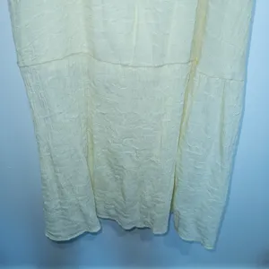 New Cider Pale Yellow Spaghetti Strap Midaxi Dress Size Large thumbnail 4