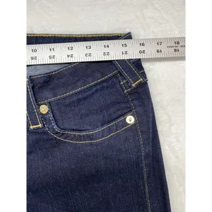 True‎ Religion Women's Billy Low Rise Straight Dark Jeans Size 32x34 thumbnail 3