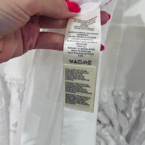 Pilcro Women's White Dress Bridal Romantic Cottagecore thumbnail 5