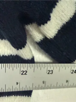 Lands’ End Sweater Dress Women L 12-14 Blue White Striped Long Sleeve Nautical thumbnail 8