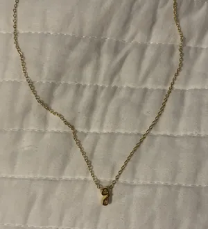 Gold G Necklace thumbnail 1