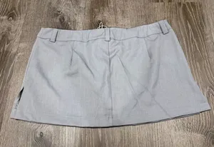 NWT Halara Grey Cargo Mini Skirt thumbnail 1