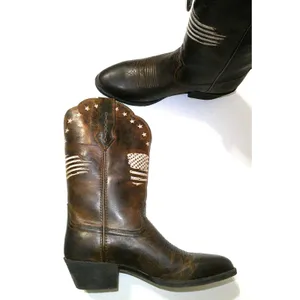 New NWT NIB Womens 7.5 Ariat Boot Western Distressed Heritage Liberty Leather thumbnail 5