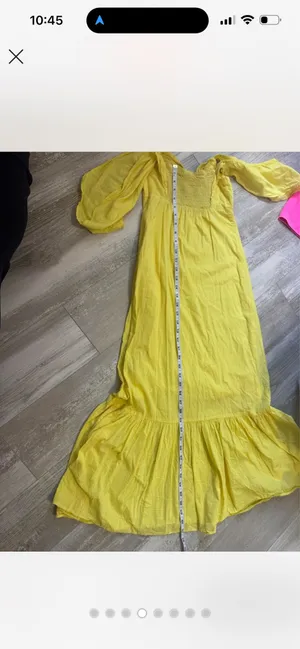 Farm Rio Anthropologie Ruffle Midi Dress XS thumbnail 7