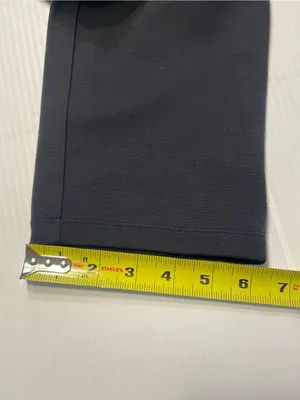 Lululemon On The Move Pant Ponte *28" Black Women Sz 4 Flip Cuff Great Condition thumbnail 8