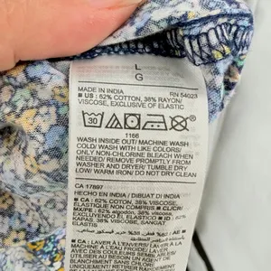 Old Navy Floral Maxi Wrap Dress Sz L Boho Peasant Cottage Ditsy Floral Romantic thumbnail 10