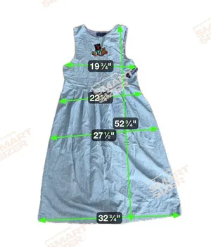 Karen Scott Denim 100% Cotton Sleeveless dress pockets NWT size L . thumbnail 4