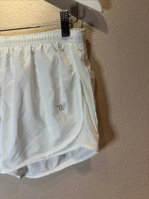 Varsity Cheer Women’s White NCA Lined Shorts Size Medium Cheerleader thumbnail 4