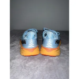 Women's Hoka Clifton 9 Athletic Shoes Size 9.5 Blue Orange thumbnail 5