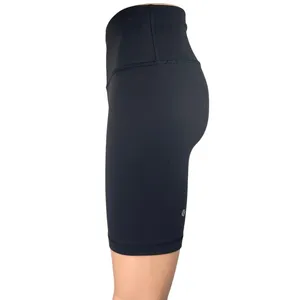 Lululemon Women's Black Workout Activewear Running Biker Cycling Shorts Size 2 thumbnail 2