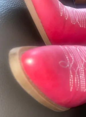 Red Cowboy Boots Size 9 thumbnail 6
