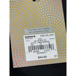 A:Glow Maternity Black Full‎ Coverage Belly Band Shorts XXL-MAT WM81X005RS1 thumbnail 3