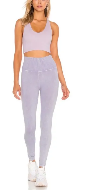 Free People Good Karma Leggings in Hepatica thumbnail 1
