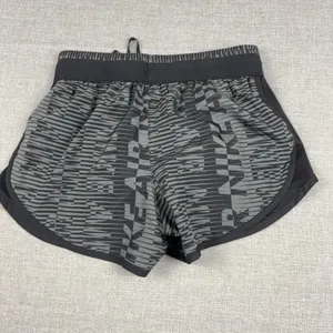 Nike Air Running Shorts Womens Small Black Gray 3 " Dri-FIT Lined CZ9400-068 thumbnail 4