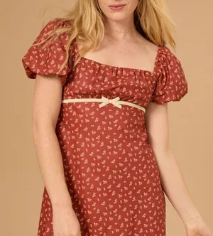 Altar’d State Jasper Floral Bow Dress Small NWOT thumbnail 1