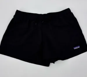 Patagonia Black Women's Athletic Shorts with Logo Tab thumbnail 1