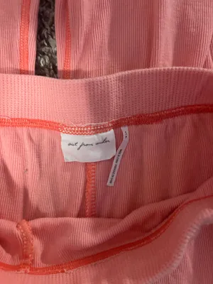 Out From Under Peach  Ribbed Flare Pants thumbnail 2