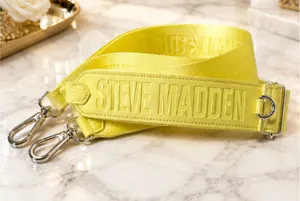 Steve Madden Neon Yellow Logo Guitar Crossbody Replacement Strap – Adjustable Si thumbnail 1
