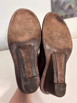 Bed Stu Cobbler Series Ankle Booties Womens Size 8 Brown Leather Wedge Western thumbnail 9