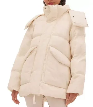 Halfdays Women's Wheeler Parka Oatmilk NWT XL $395 MSRP thumbnail 1